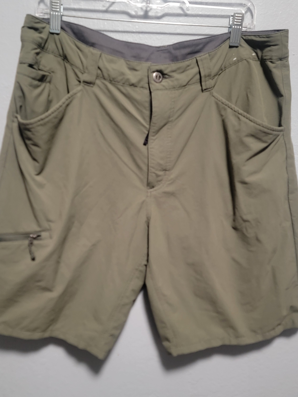 Patagonia Olive Green Outdoor Hybrid Shorts